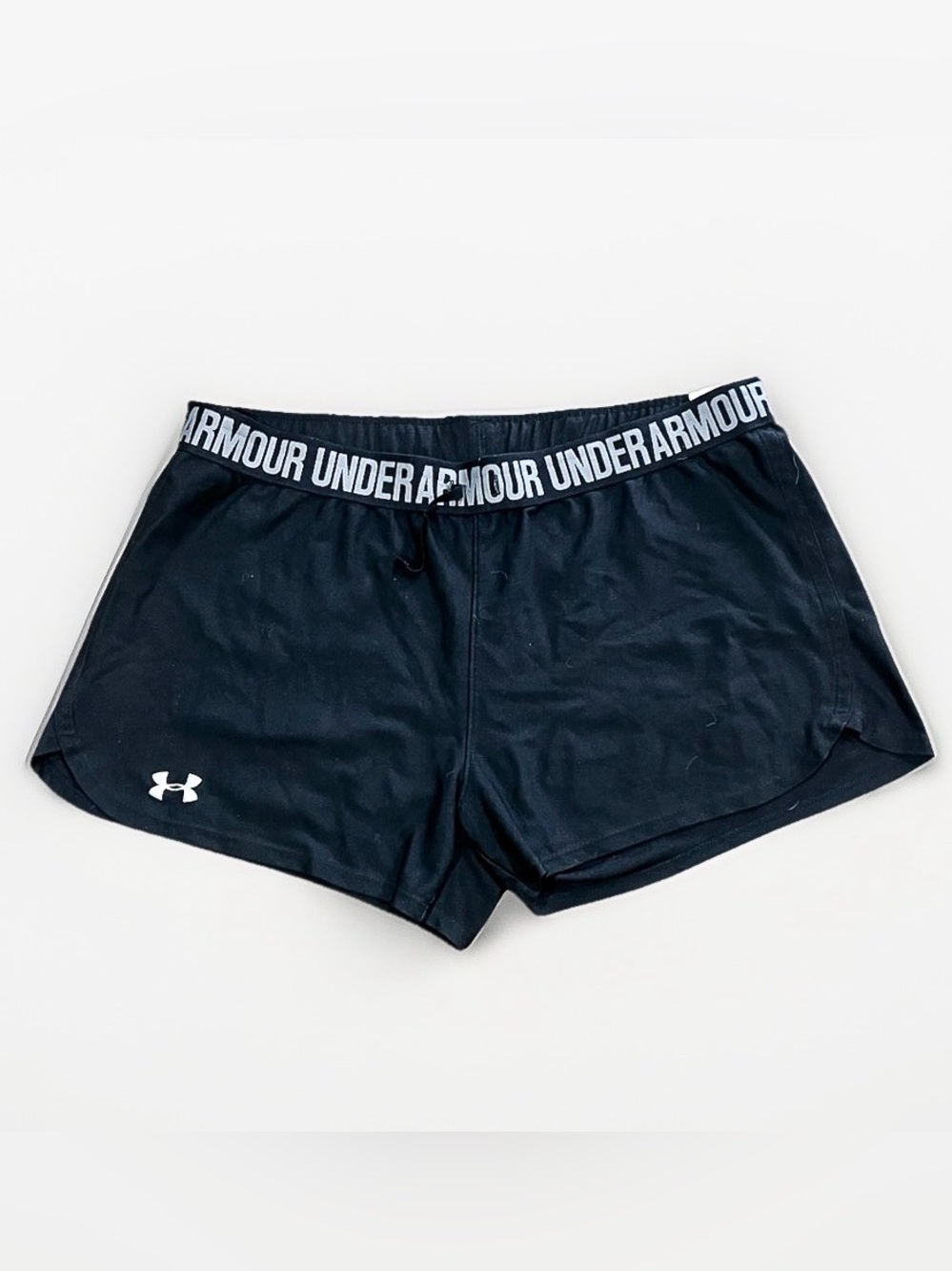 Under Armour Black Women's Elastic-Waist Athletic Shorts